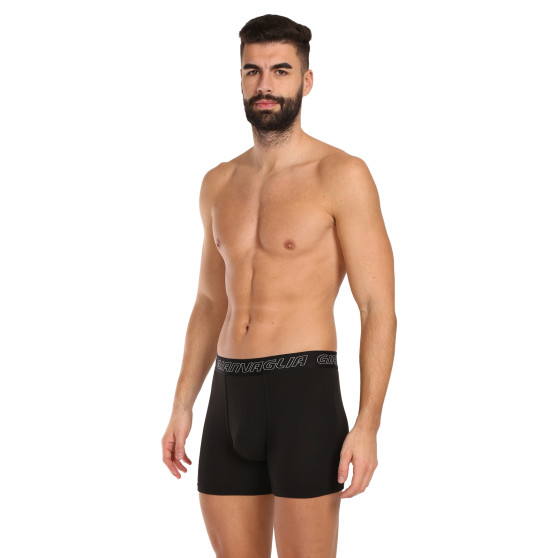 5PACK Boxershorts til mænd Gianvaglia sort (GVG-5015)