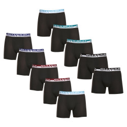 10PACK Boxershorts til mænd Gianvaglia sort (GVG-5012)