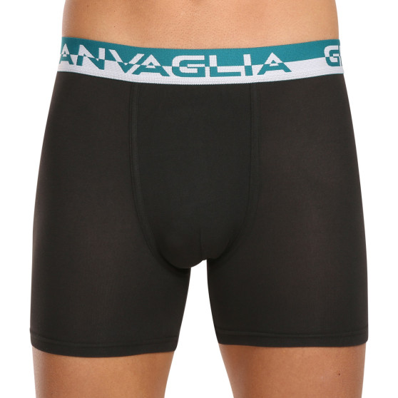 10PACK Boxershorts til mænd Gianvaglia sort (GVG-5012)