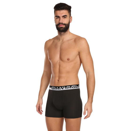 10PACK Boxershorts til mænd Gianvaglia sort (GVG-5012)