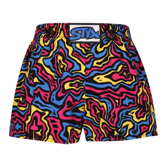 3PACK Børneshorts Styx art klassisk gummi flerfarvet (3J11803)