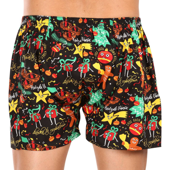 3PACK Boxershorts til mænd Styx art klassisk gummi overstørrelse flerfarvet (3E17134)