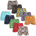 10PACK Boxershorts til mænd Styx art klassisk gummi flerfarvet (10A118367234790)