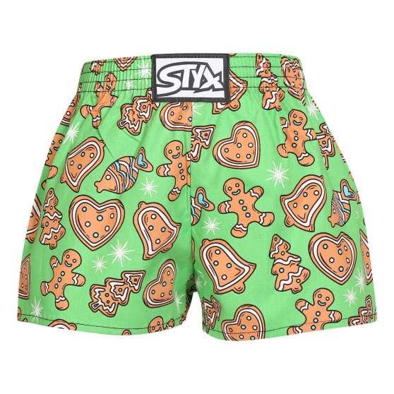 3PACK Børneshorts Styx art klassisk gummi flerfarvet (3J17134)