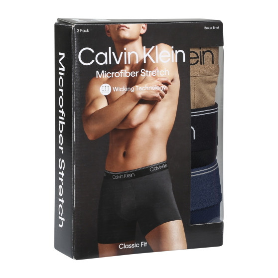 3PACK Boxershorts til mænd Calvin Klein flerfarvet (NB2570A-KM1)