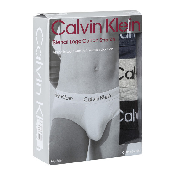 3PACK Trusser til mænd Calvin Klein flerfarvet (NB3704A-KDX)