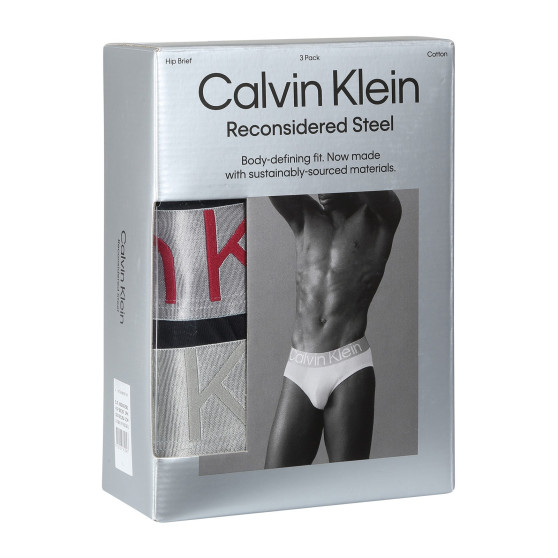 3PACK Trusser til mænd Calvin Klein sort (NB3129A-GIW)