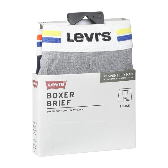 2PACK Boxershorts til mænd Levis flerfarvet (701222843 009)