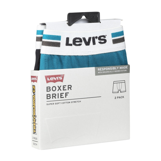 2PACK Boxershorts til mænd Levis flerfarvet (701222843 010)