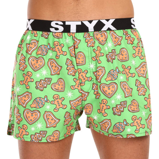 3PACK Boxershorts til mænd Styx art sports gummi flerfarvet (3B17134)