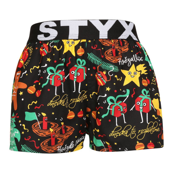 3PACK Børneshorts Styx art sports gummi flerfarvet (3BJ17134)