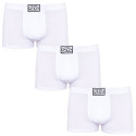 3PACK Boxershorts til mænd Styx classic elastic white (3Q1061)