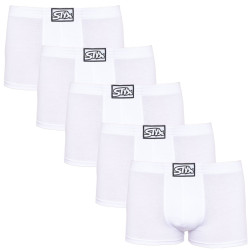 5PACK Boxershorts til mænd Styx classic elastic white (5Q1061)