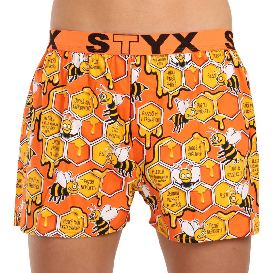 Boxershorts til mænd Styx kunst sport gummi bier (B1654)