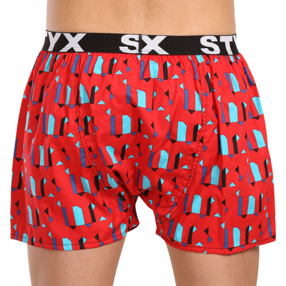 Boxershorts til mænd Styx kunst sport gummimønstre (B1659)