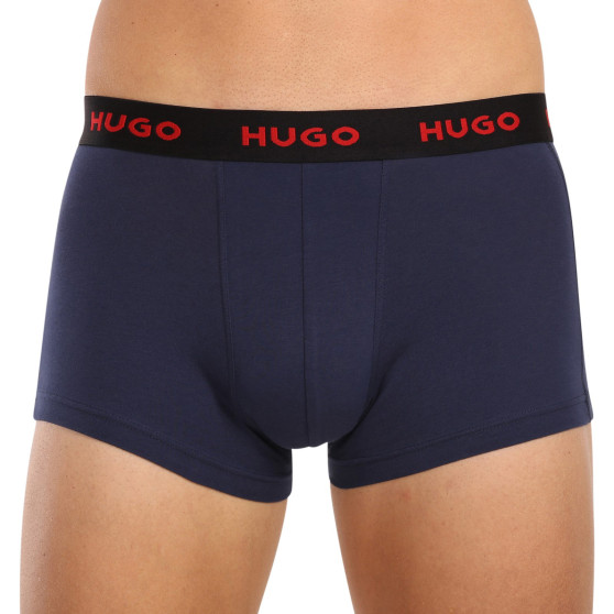 3PACK Boxershorts til mænd HUGO flerfarvet (50469766 420)