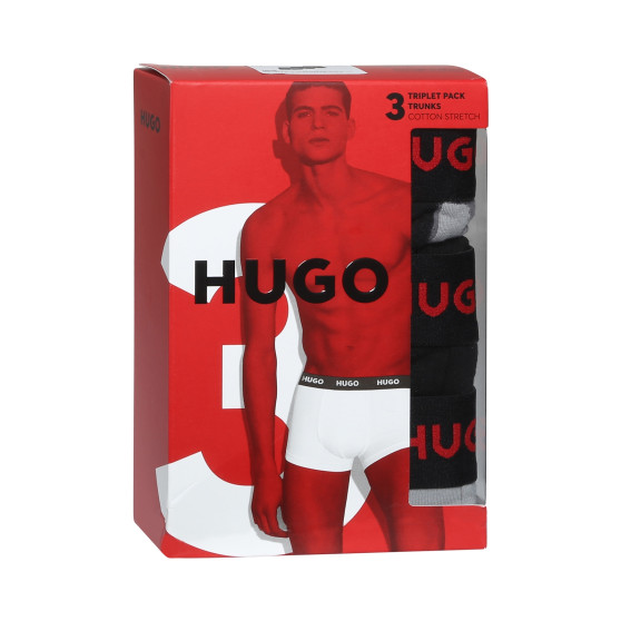 3PACK Boxershorts til mænd HUGO flerfarvet (50480170 039)