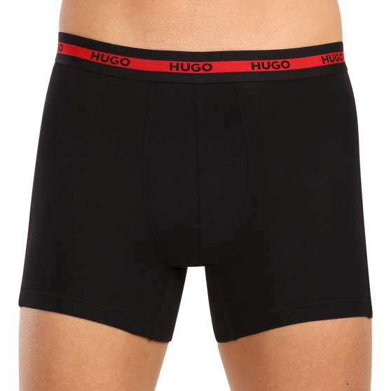 3PACK Boxershorts til mænd HUGO flerfarvet (50496713 420)