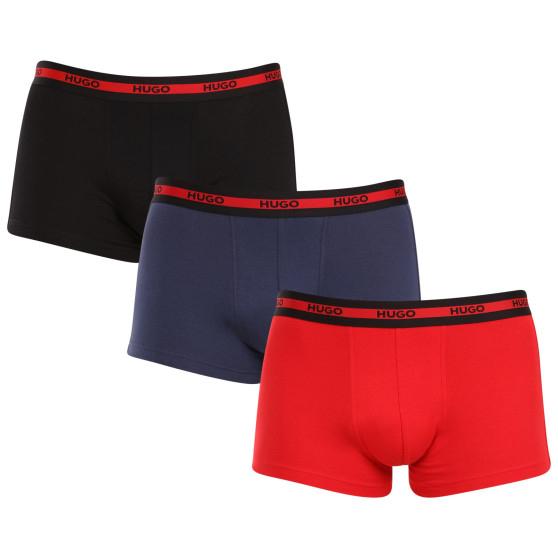 3PACK Boxershorts til mænd HUGO flerfarvet (50503083 623)