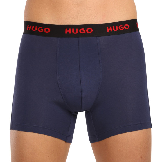 3PACK Boxershorts til mænd HUGO flerfarvet (50510192 405)