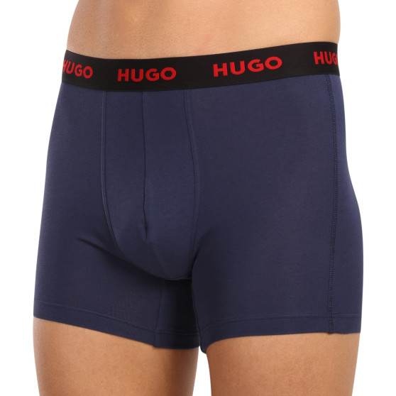 3PACK Boxershorts til mænd HUGO flerfarvet (50510192 405)