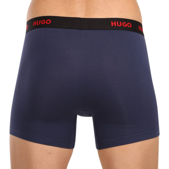 3PACK Boxershorts til mænd HUGO flerfarvet (50510192 405)