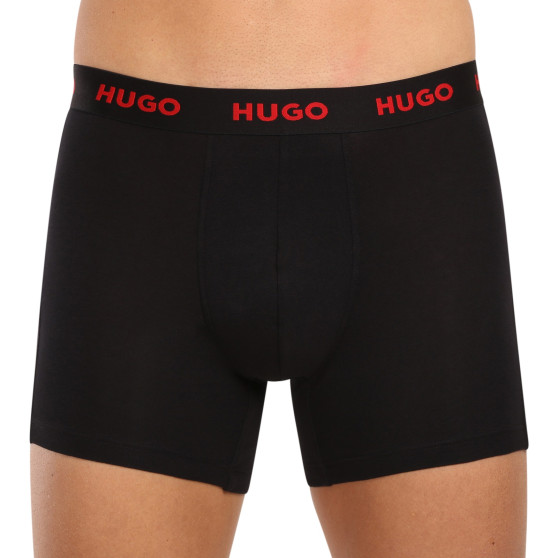 3PACK Boxershorts til mænd HUGO flerfarvet (50510192 405)