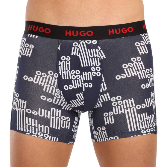 3PACK Boxershorts til mænd HUGO flerfarvet (50510192 405)