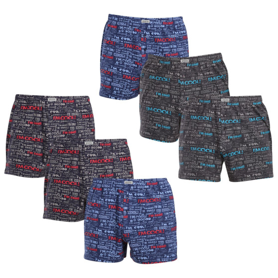 6PACK Boxershorts til mænd Andrie flerfarvet (PS 5748)