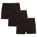 3PACK Boxershorts til mænd Nedeto sort (3NB001)