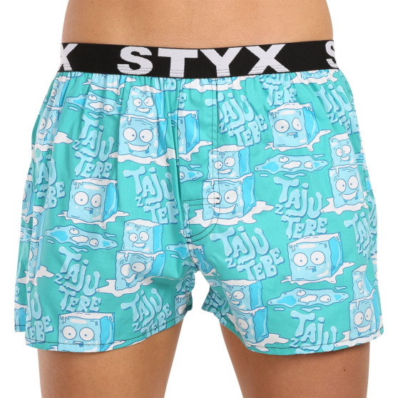 3PACK Boxershorts til mænd Styx art sports gummi flerfarvet (3B16476)