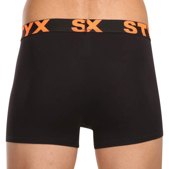 5PACK Boxershorts til mænd Styx sport gummi sort (5G9602)