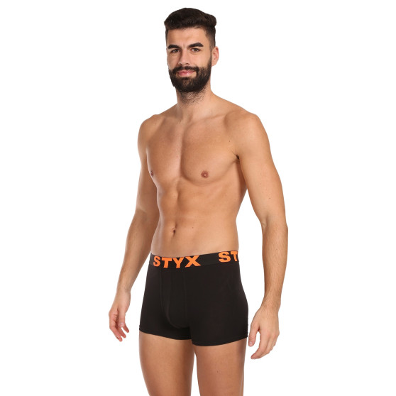 5PACK Boxershorts til mænd Styx sport gummi sort (5G9602)