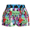 Børneshorts Styx kunst sport gummi monstre (BJ1555)