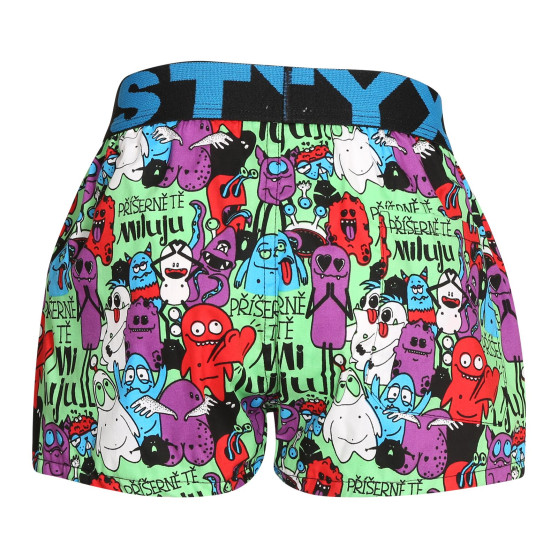 Børneshorts Styx kunst sport gummi monstre (BJ1555)