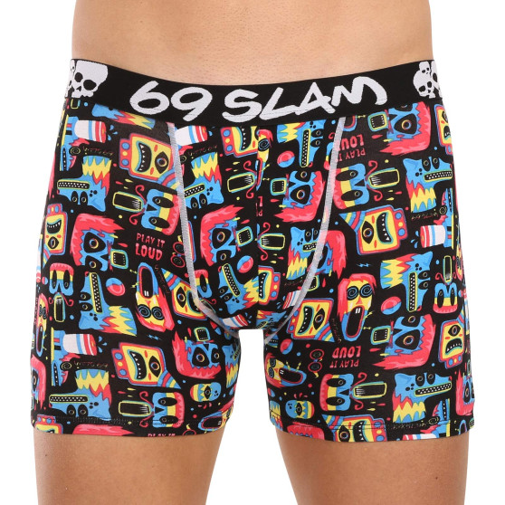 Boxershorts til mænd 69SLAM fit bamboo monsta freak gilbert (MPBMFK-BB)