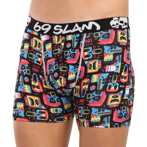 Boxershorts til mænd 69SLAM fit bamboo monsta freak gilbert (MPBMFK-BB)