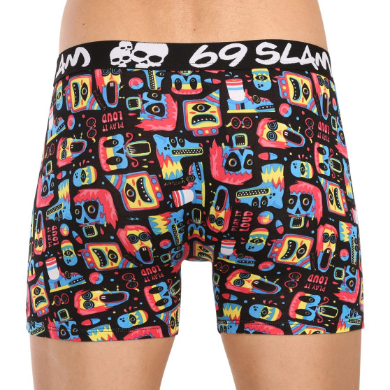 Boxershorts til mænd 69SLAM fit bamboo monsta freak gilbert (MPBMFK-BB)