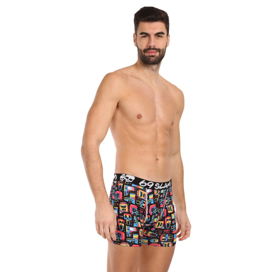 Boxershorts til mænd 69SLAM fit bamboo monsta freak gilbert (MPBMFK-BB)