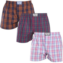 3PACK Boxershorts til mænd Styx classic elastic flerfarvet (3A20836)