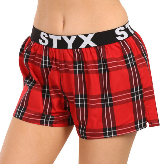 Dameshorts Styx sport gummi flerfarvet (T1003)