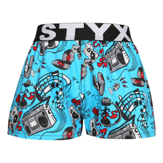 Børneshorts Styx kunst sport gummi musik (BJ1558)