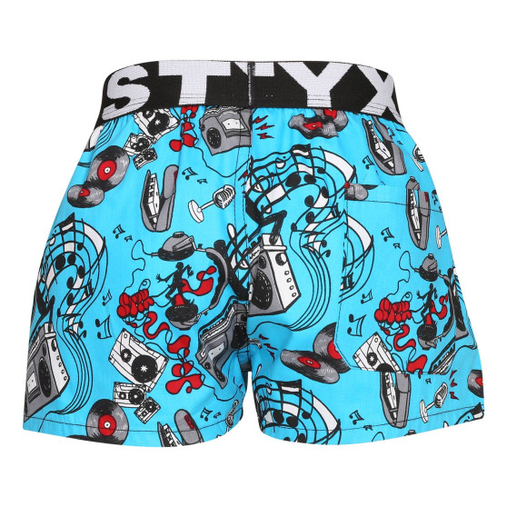 Børneshorts Styx kunst sport gummi musik (BJ1558)