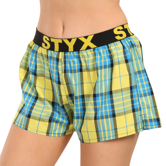 Dameshorts Styx sport gummi flerfarvet (T1002)