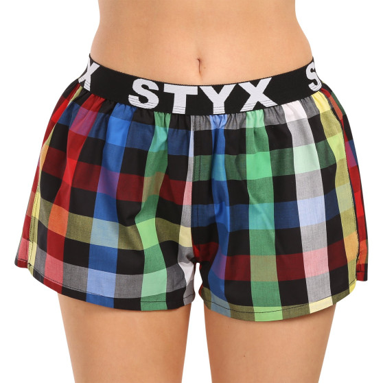 Dameshorts Styx sport gummi flerfarvet (T1012)