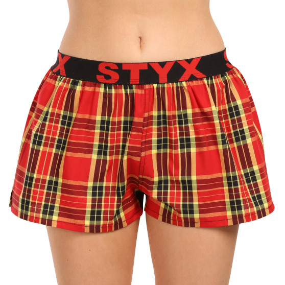 Dameshorts Styx sport gummi flerfarvet (T1014)