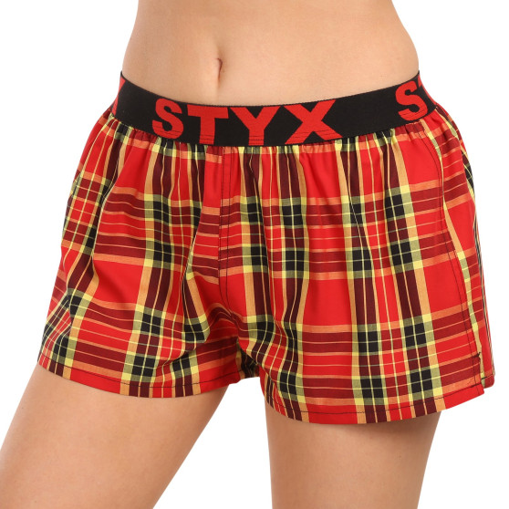 Dameshorts Styx sport gummi flerfarvet (T1014)