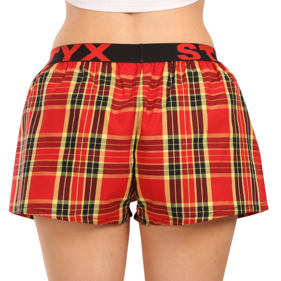 Dameshorts Styx sport gummi flerfarvet (T1014)