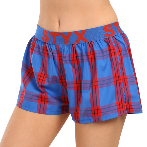 Dameshorts Styx sport gummi flerfarvet (T1016)