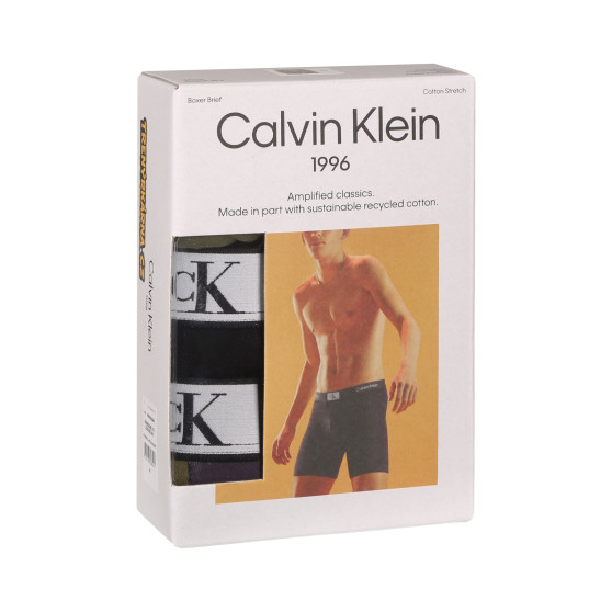 3PACK Boxershorts til mænd Calvin Klein flerfarvet (NB3529E-I14)